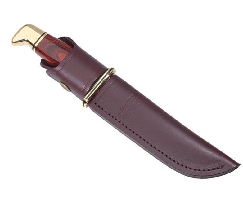 Buck Knife Sheath Buck 119 Special Leather Sheath Burgendy